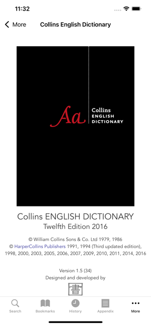 CollinsEnglishDictionaryiPhone版