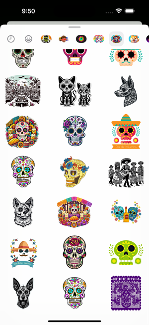 Dia de Muertos StickersiPhone版