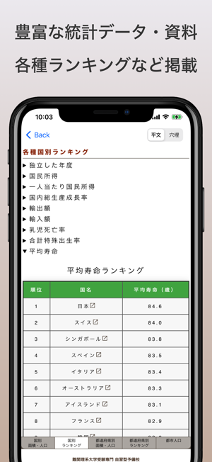 地理総合・地理探究｜アシストシステムiPhone版