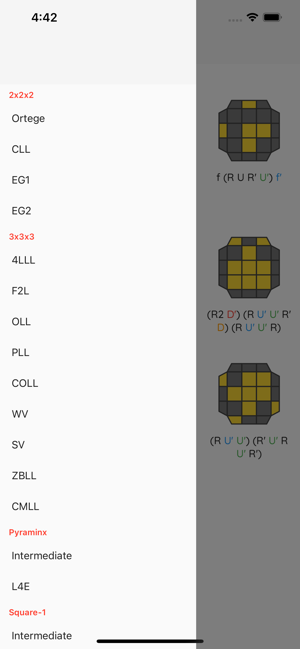 CubeAlgorithmsXiPhone版