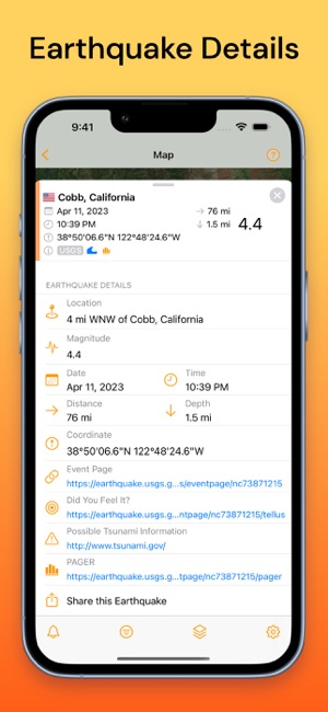 QuakeFeedEarthquakeTrackeriPhone版