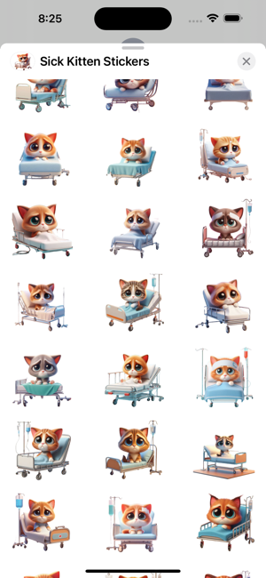 Sick Kitten StickersiPhone版