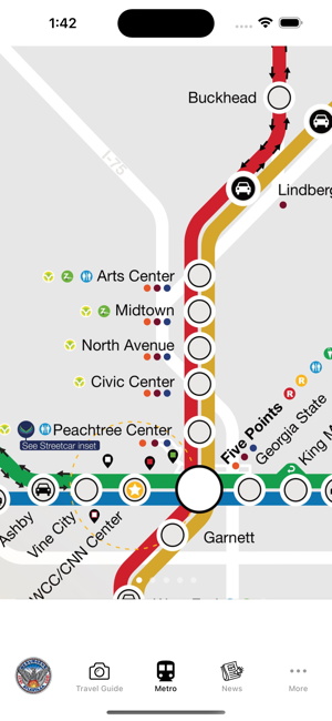 Atlanta Guide and Subway mapiPhone版