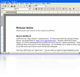 AbiWordPC版