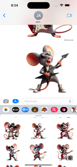 Rockstar Mouse StickersiPhone版