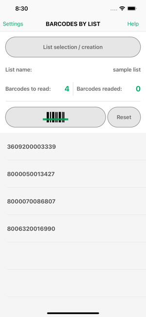 BarcodesbylistiPhone版