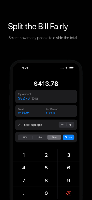 Tip Calculator, Split BillsiPhone版