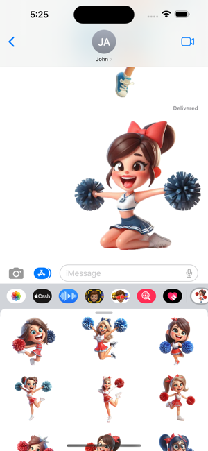 Happy Cheerleader StickersiPhone版