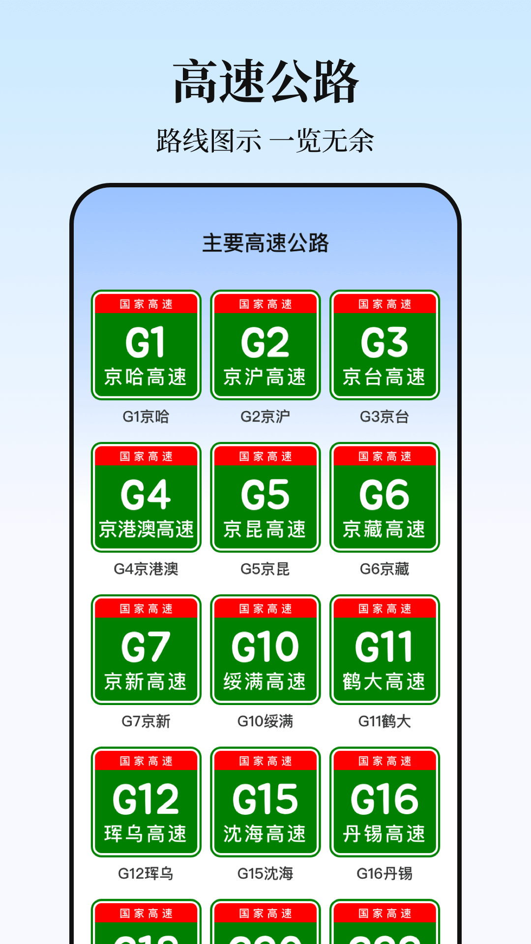 高速路况