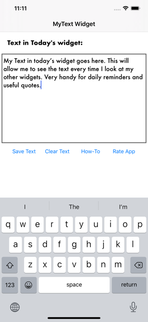 MyTextWidgetiPhone版