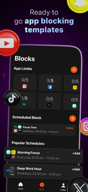 Bonfire: Screen Time BlockeriPhone版