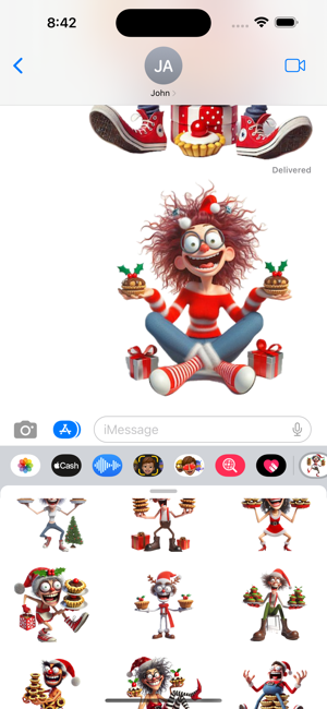 Wacky Mince Tart StickersiPhone版