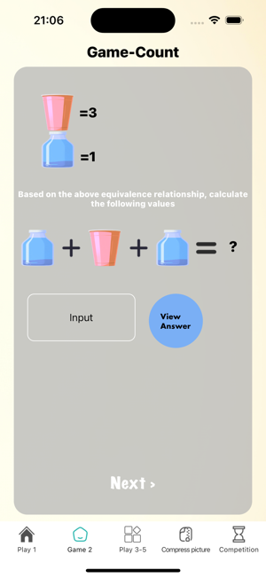 Pour water and compare gameiPhone版