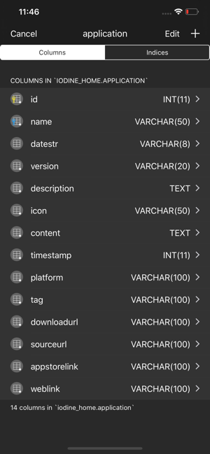 IodineMySQLiPhone版