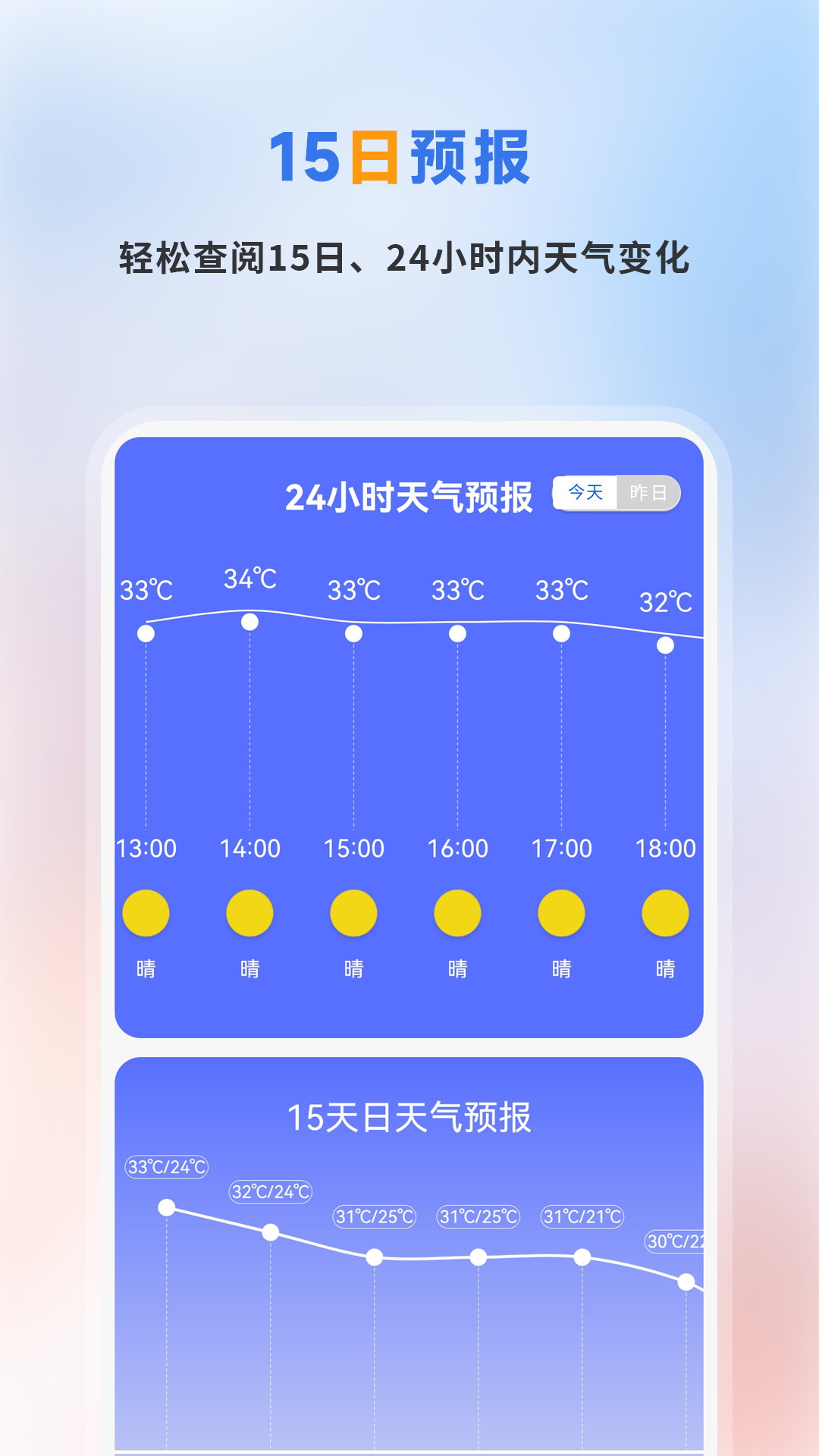 日歷天氣預(yù)報(bào)