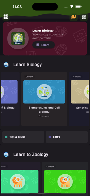 Learn Biology and ZoologyiPhone版