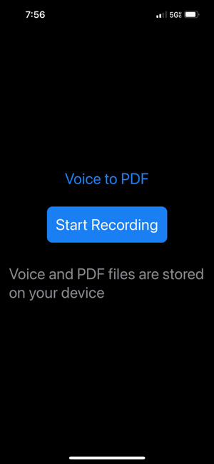 VoicetoPDFiPhone版