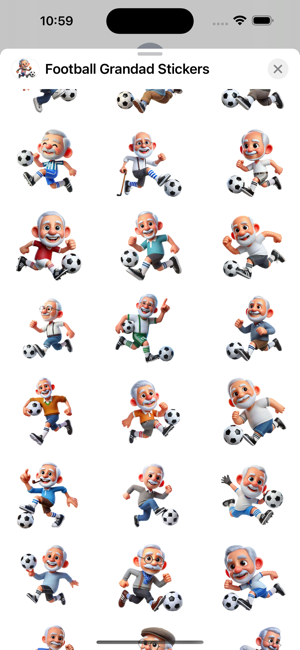 Football Grandad StickersiPhone版