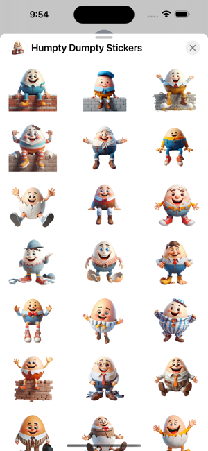 Humpty Dumpty StickersiPhone版