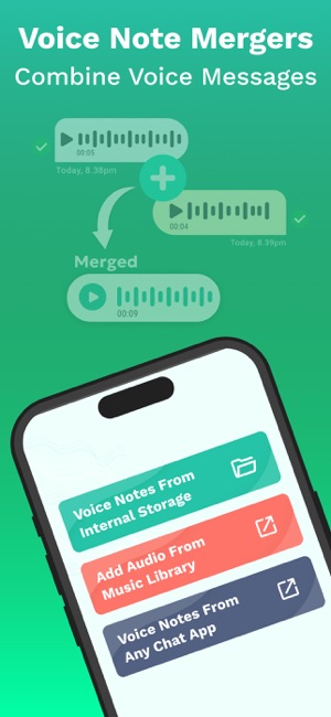 Voice Note MergeriPhone版