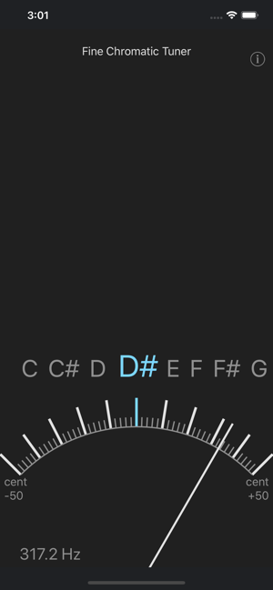 FineChromaticTuner半音调音器iPhone版