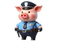 Police Piglet StickersiPhone版