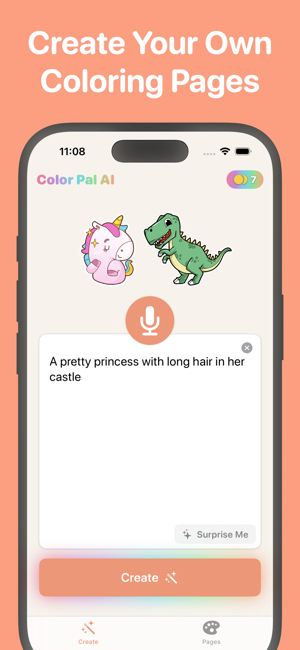 AI Coloring Book: Color PaliPhone版