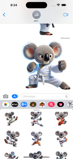 Kung Fu Koala StickersiPhone版