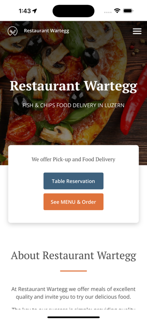 Restaurant WarteggiPhone版