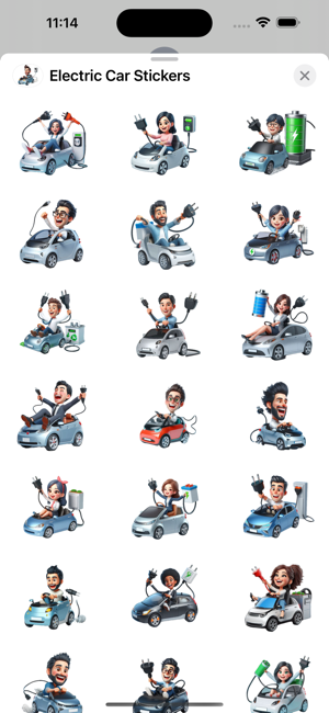 Electric Car StickersiPhone版