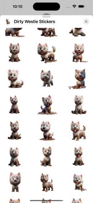 Dirty Westie StickersiPhone版