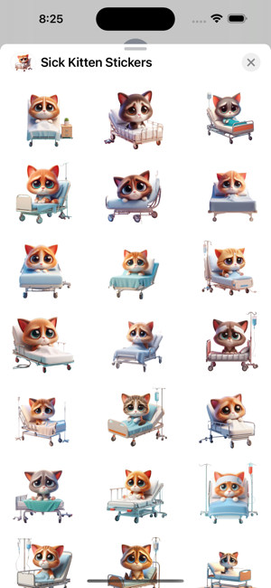 Sick Kitten StickersiPhone版