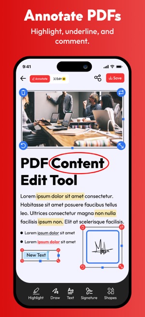 PDF EditoriPhone版