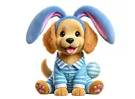 Easter Puppy StickersiPhone版