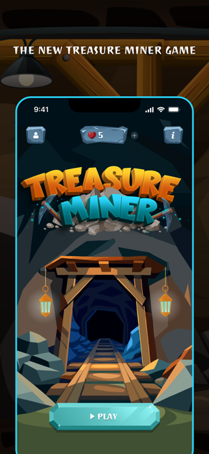 Treasure miner gameiPhone版