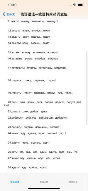 俄语语法大全‬iPhone版