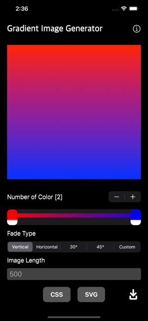 GradientImageGeneratoriPhone版