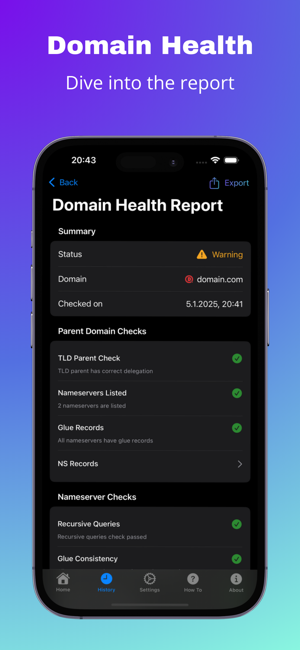 Domain HealthiPhone版