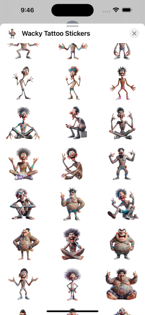 Wacky Tattoo StickersiPhone版