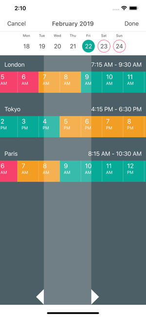 MeetingPlannerbytimeanddateiPhone版