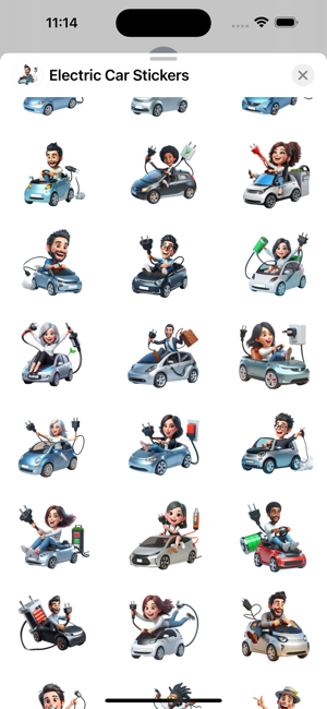 Electric Car StickersiPhone版