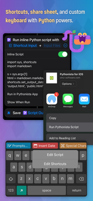 Pythonista3iPhone版