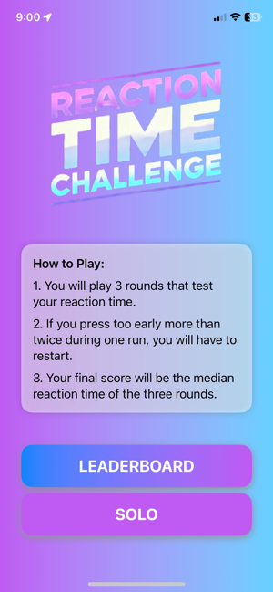 Reaction Time ChallengeiPhone版