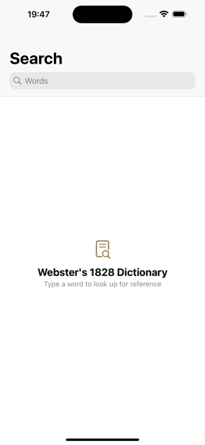 Webster's1828DictionaryiPhone版