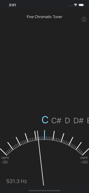 FineChromaticTuner半音调音器iPhone版