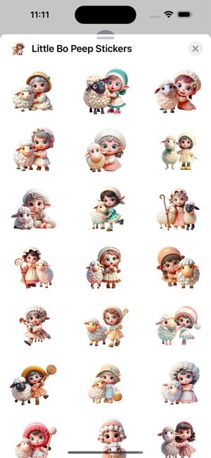 Little Bo Peep StickersiPhone版