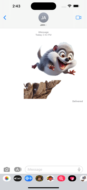 Leaping Lemming StickersiPhone版