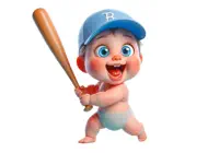 Baby Baseball StickersiPhone版