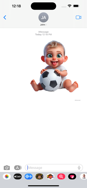 Baby Soccer StickersiPhone版