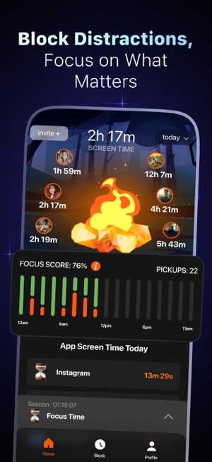 Bonfire: Screen Time BlockeriPhone版